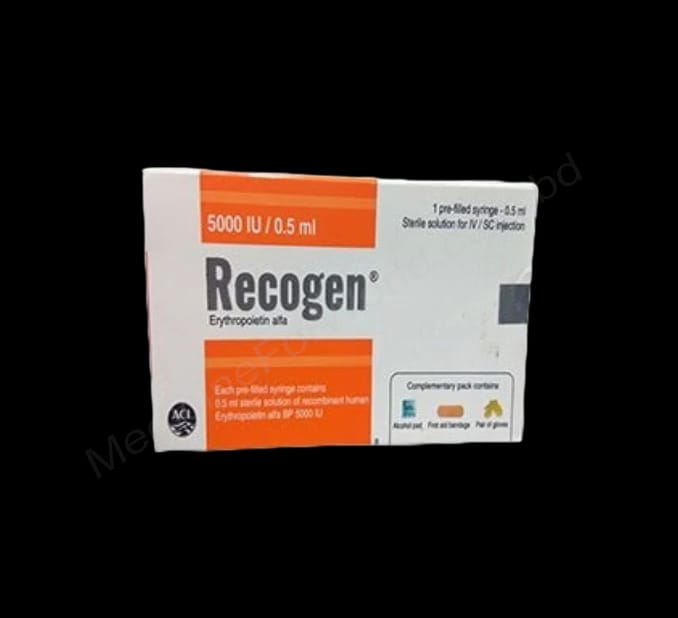 Injection Recogen 5000iu pre filled syringe